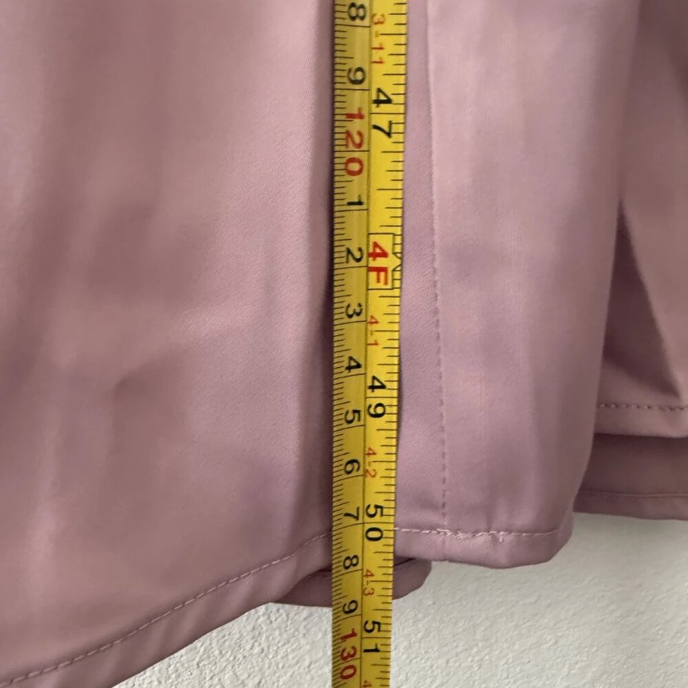 Rachel Zoe Dust Pink Satin Sleeveless Maxi Dress with Pockets XS NWOT - Picture 14 of 14
